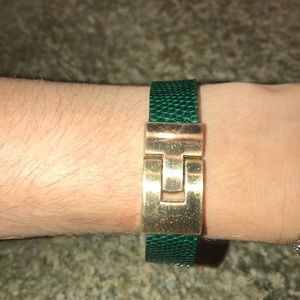 Genuine Lizard Green Bracelet.